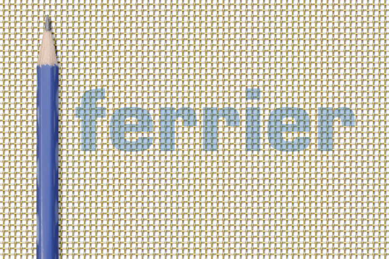 Ferrier brass 20 x 20 mesh x .016 weavemesh